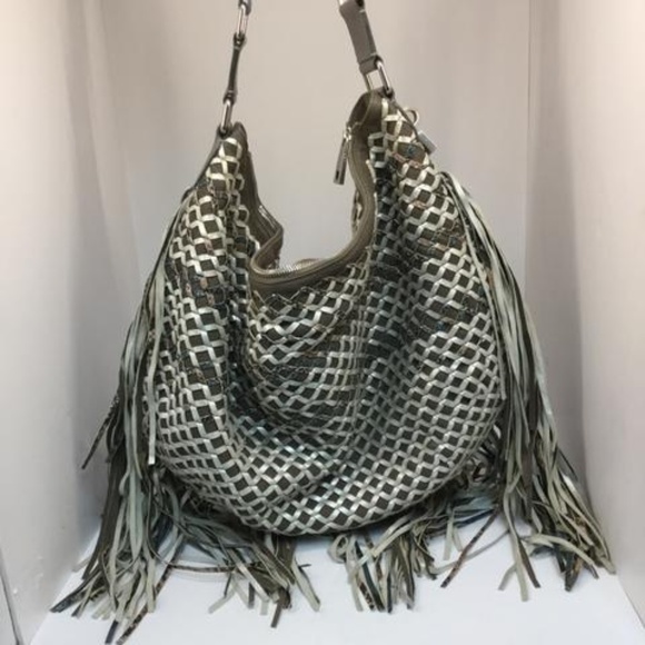 Marc Jacobs Handbags - Marc Jacobs RARE Python/Leather FRINGED HOBO